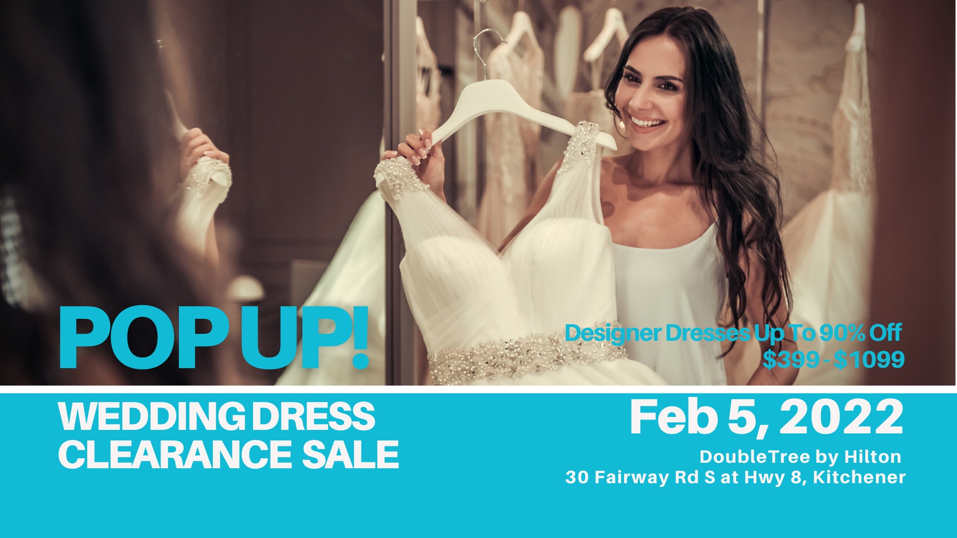 PopUp Wedding Dress Sale Kitchener Opportunity Bridal