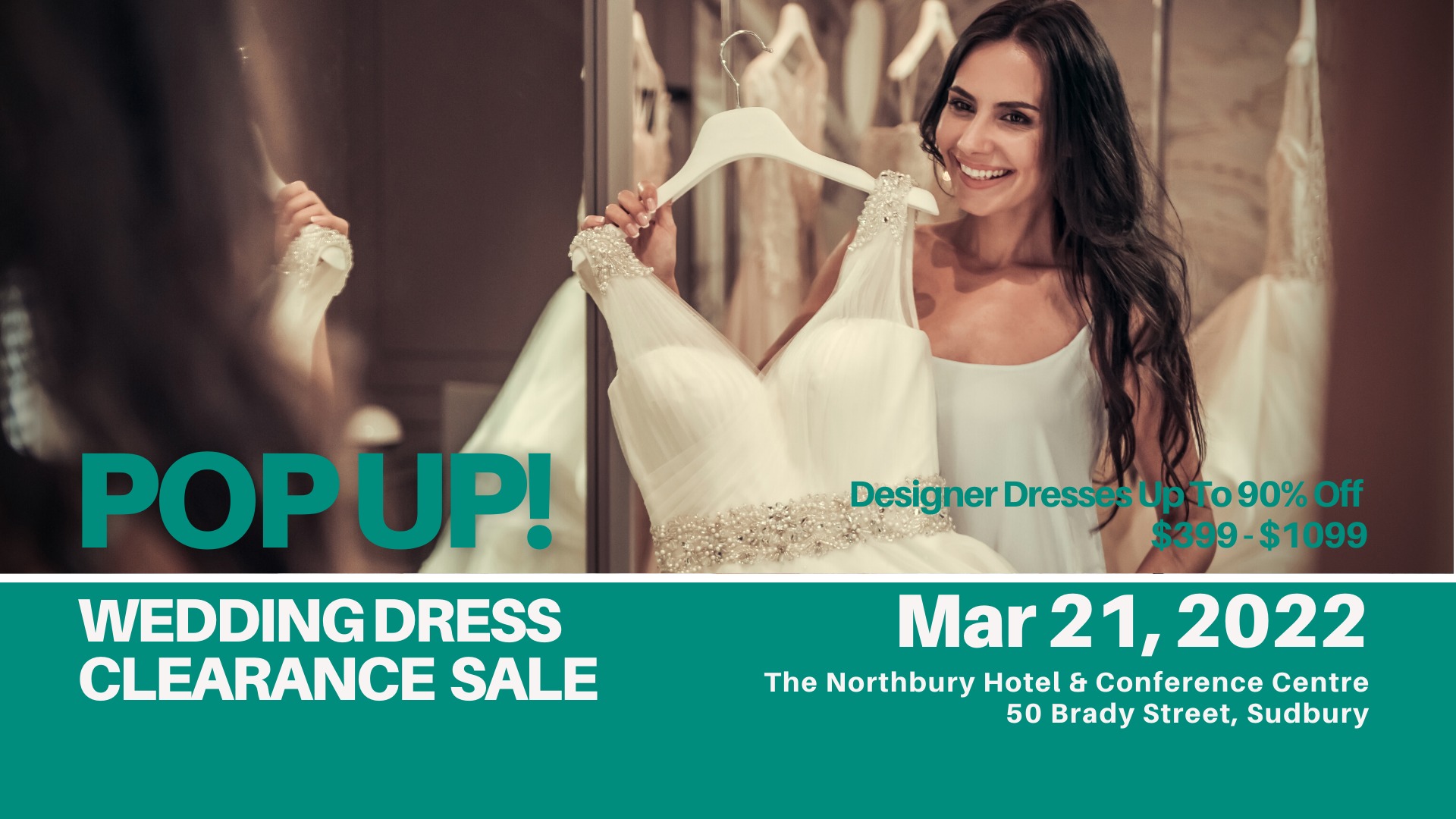 Pop-Up Wedding Dress Sale Sudbury 