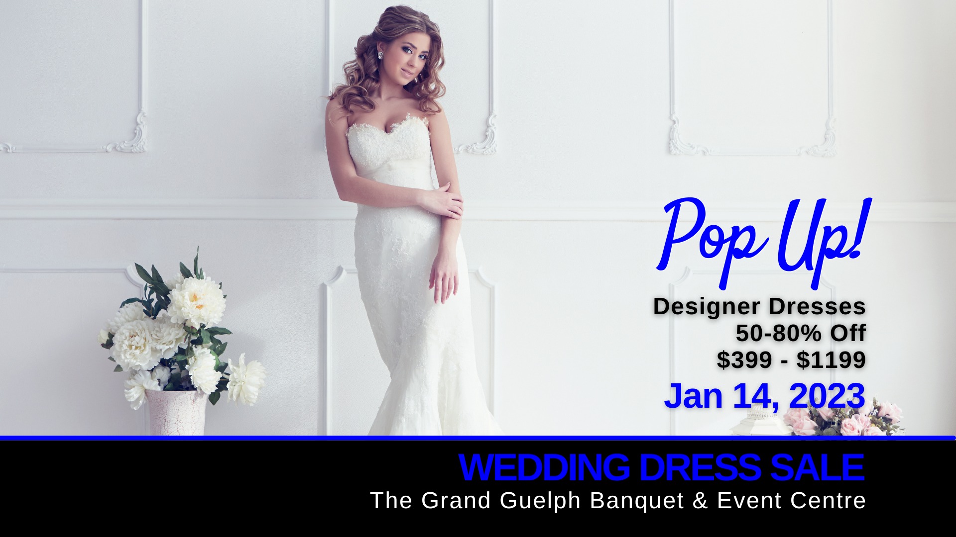 PopUp Wedding Dress Sale Guelph Opportunity Bridal