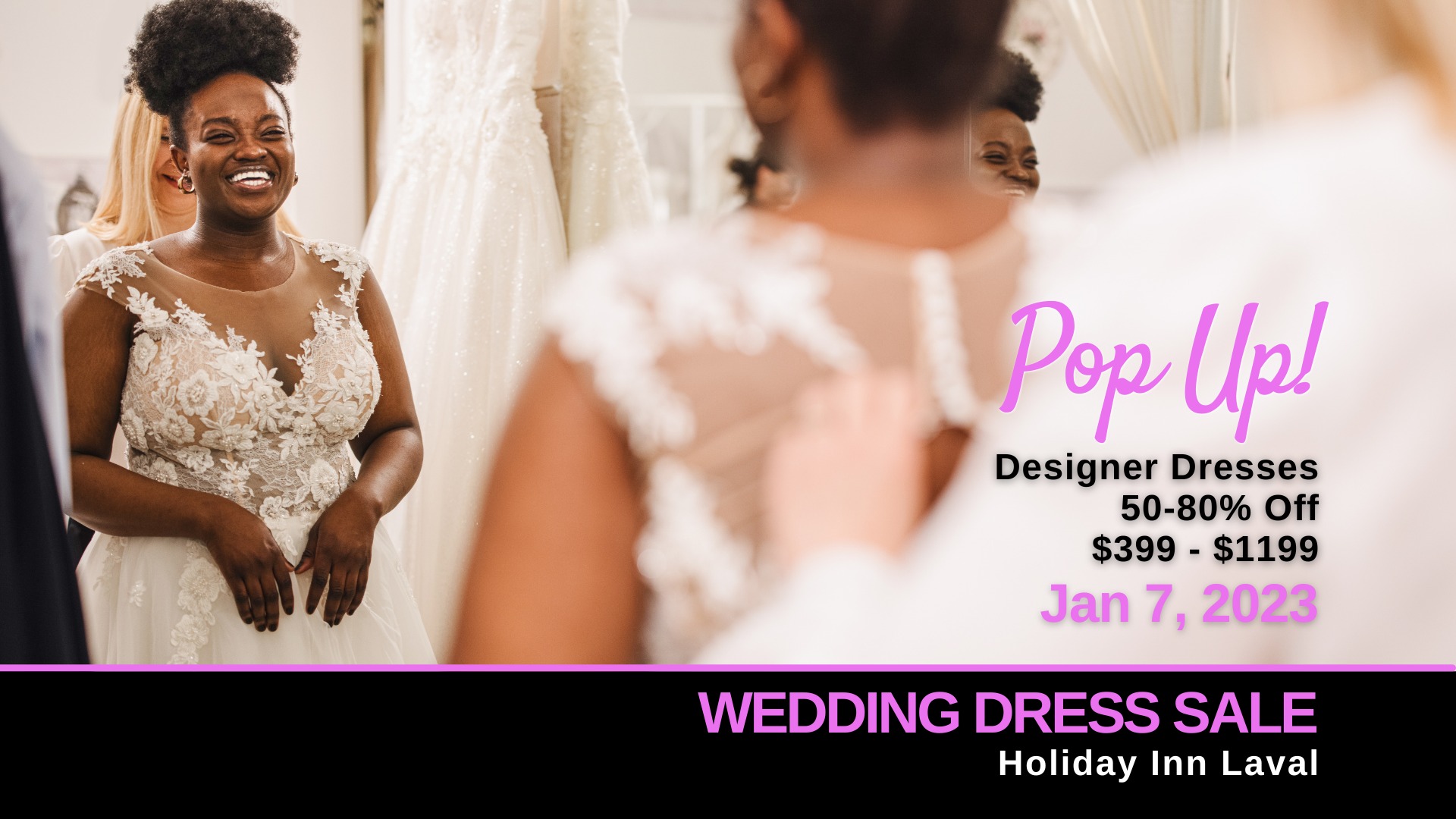 Vente de robes de mariée Montreal Laval Opportunity Bridal