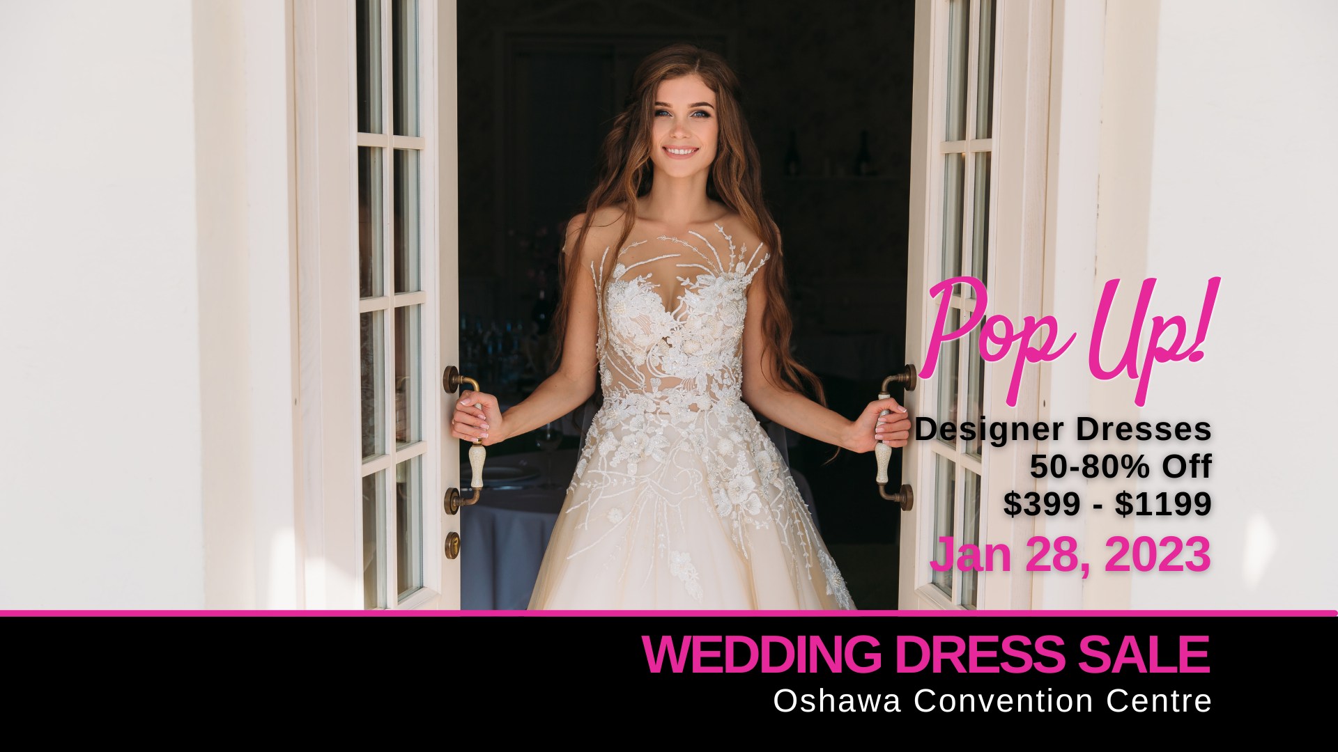 Pop-Up Wedding Dress Sale Oshawa - Opportunity Bridal