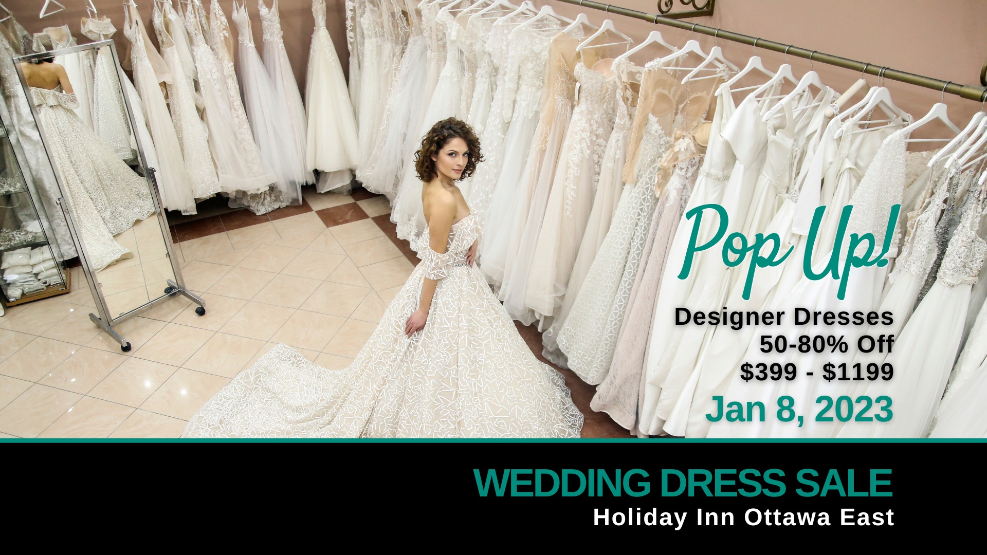 PopUp Wedding Dress Sale Ottawa East Opportunity Bridal