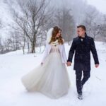 winter bridal dress shopping