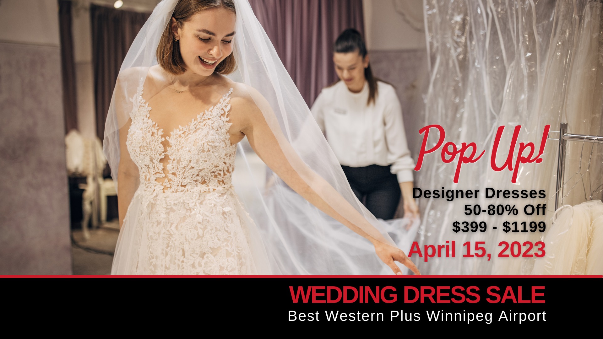 Pop-Up Wedding Dress Sale Winnipeg - Opportunity Bridal