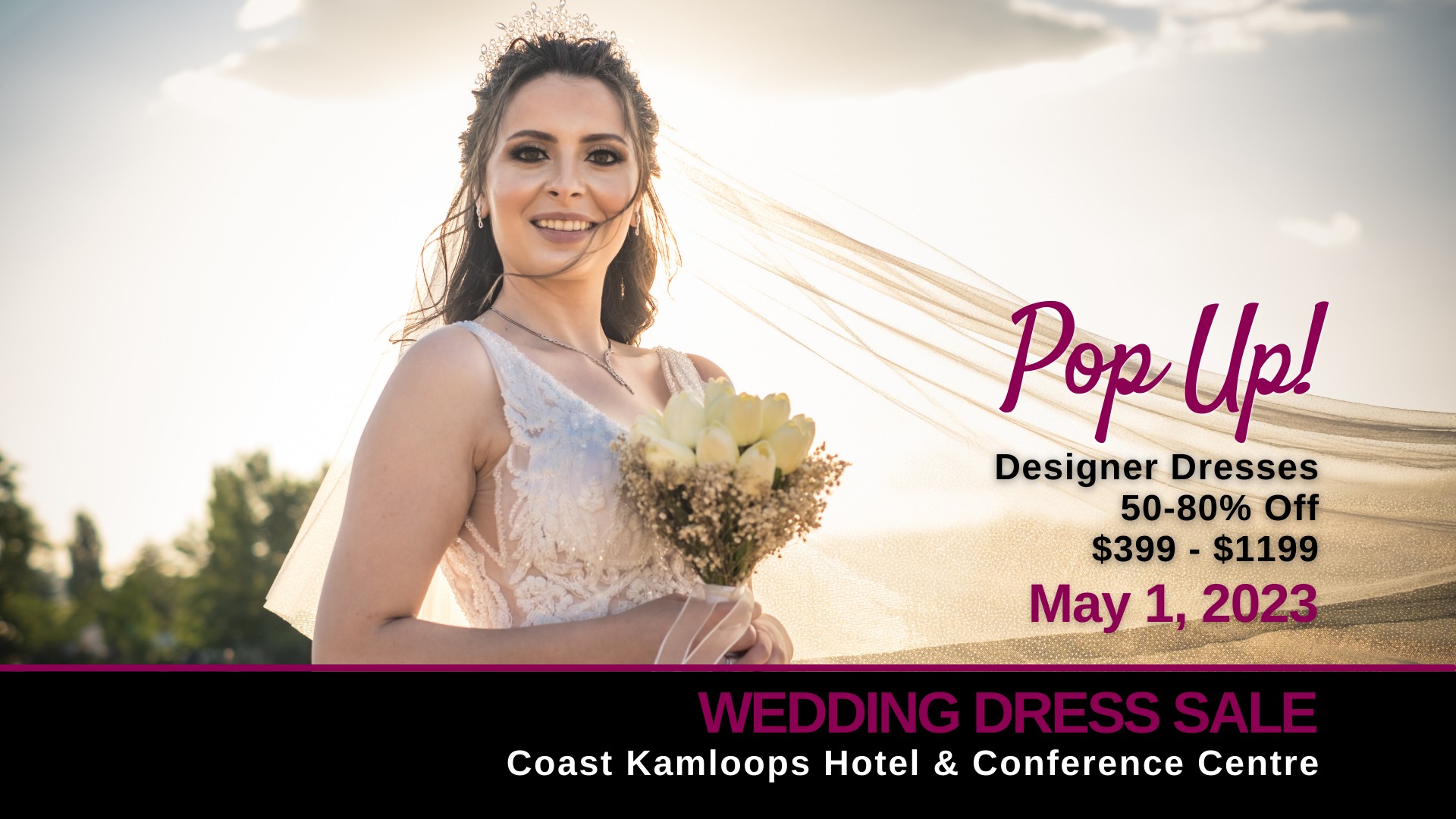 PopUp Wedding Dress Sale Kamloops Opportunity Bridal