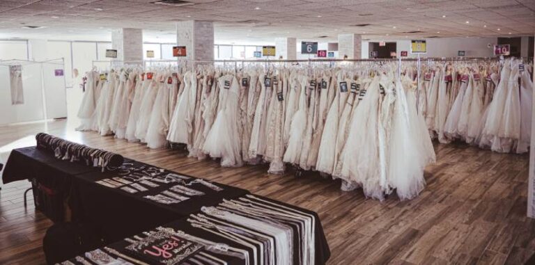 Winter Wedding Dress Clearance Sale Near You