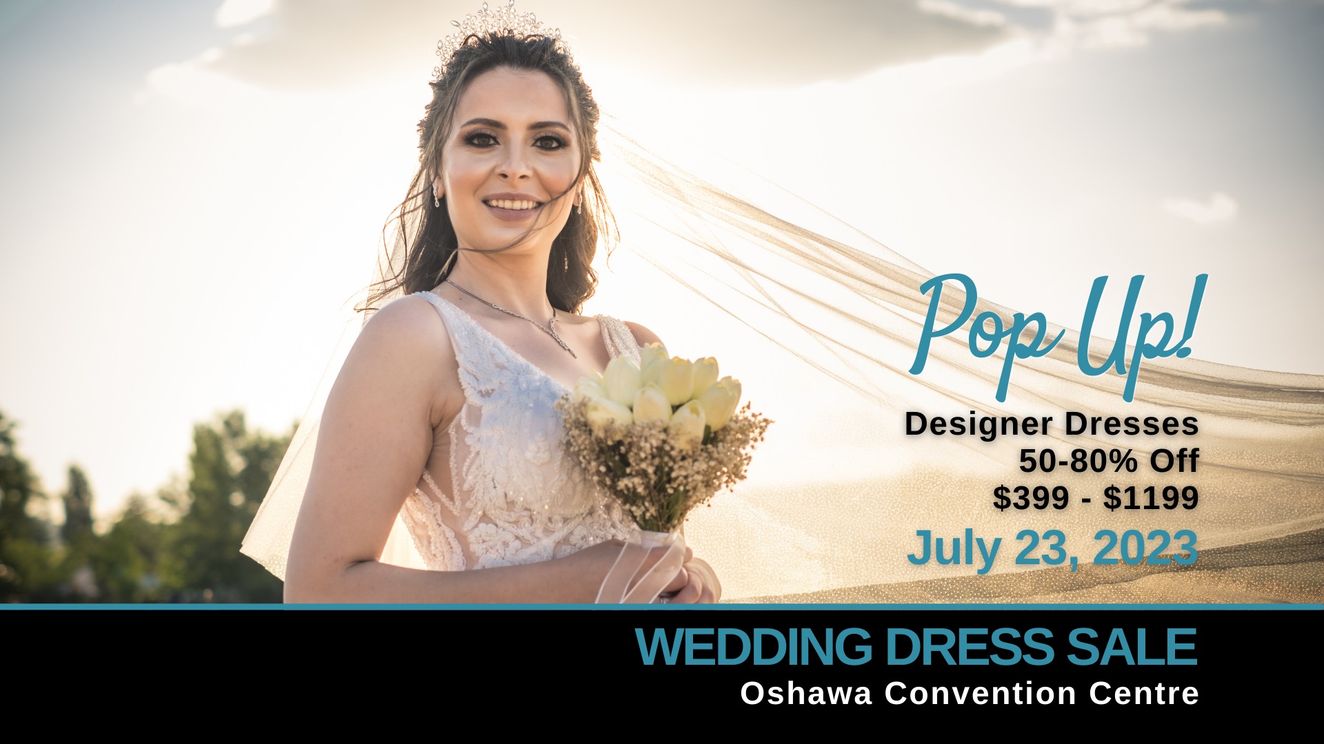 Pop-Up Wedding Dress Sale Oshawa - Opportunity Bridal