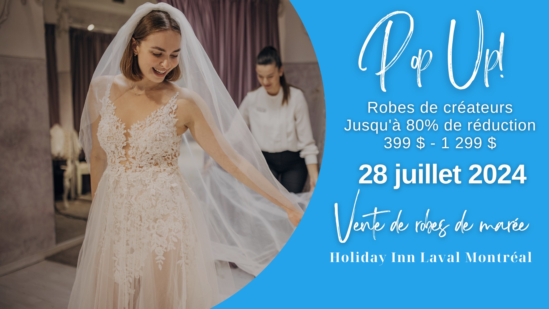Vente de robes de mariée Montréal Laval - Opportunity Bridal