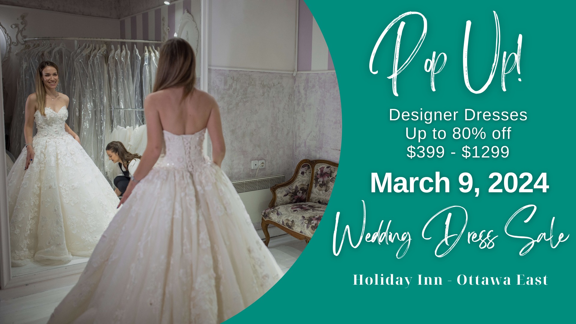 Pop-Up Wedding Dress Sale Ottawa - Opportunity Bridal