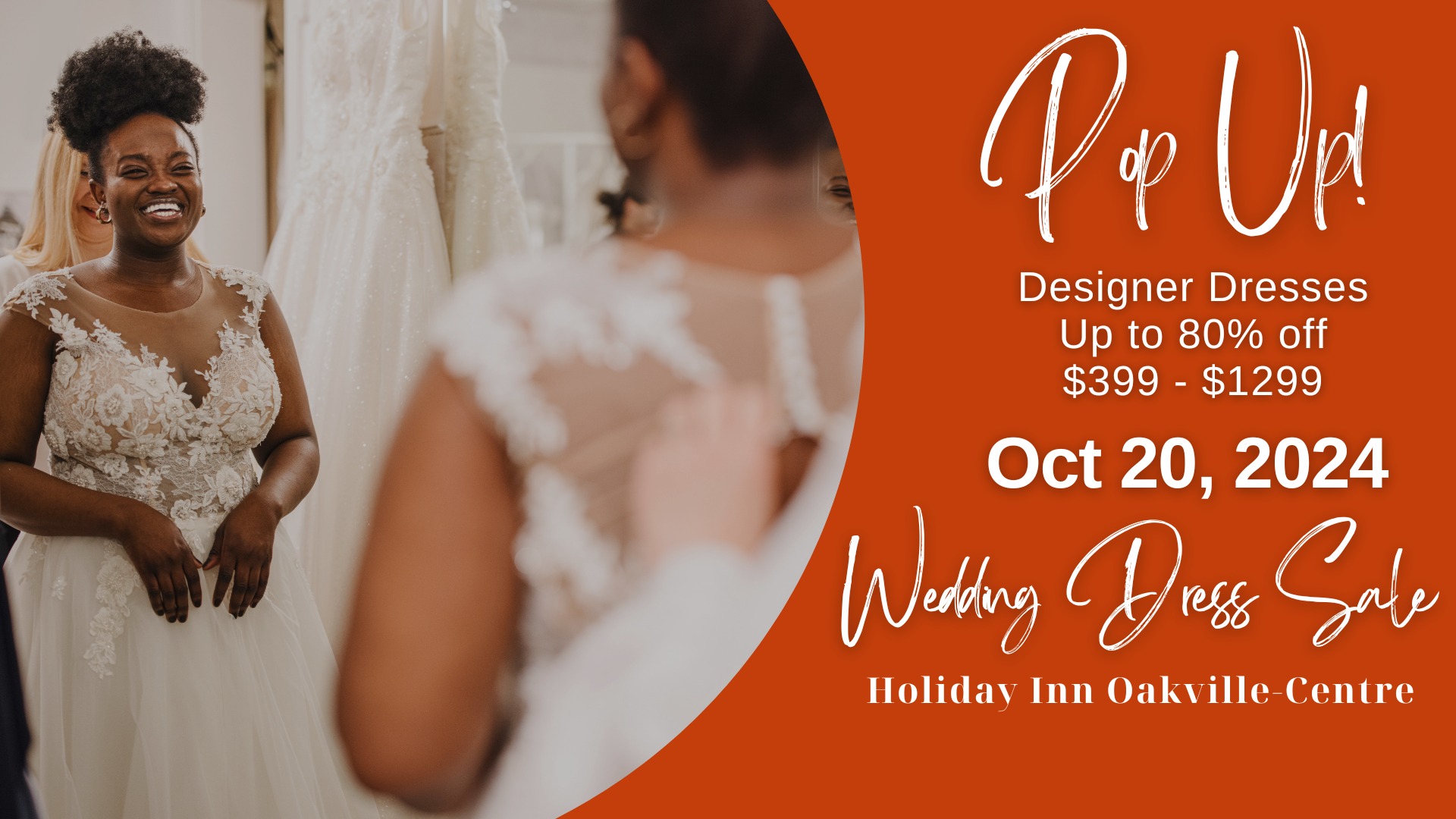 PopUp Wedding Dress Sale Oakville Opportunity Bridal